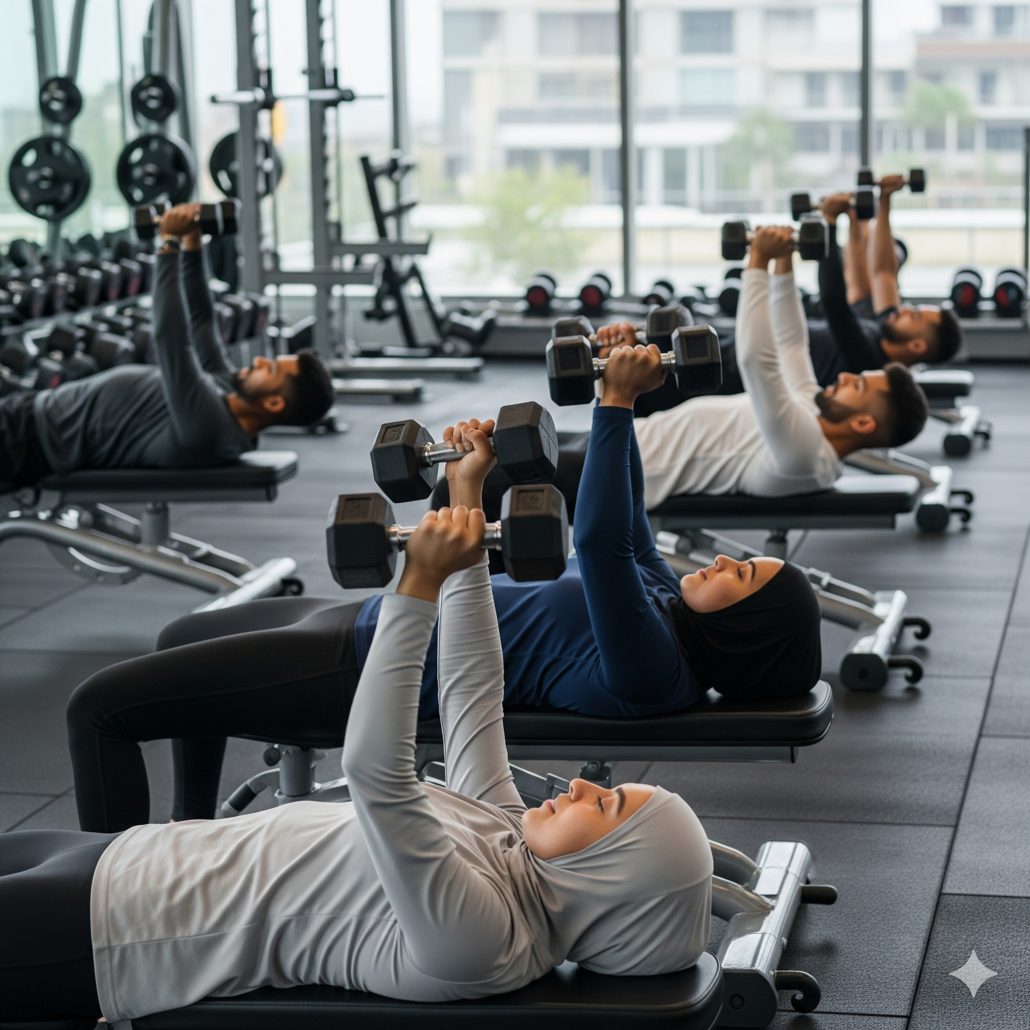 Lying triceps extension