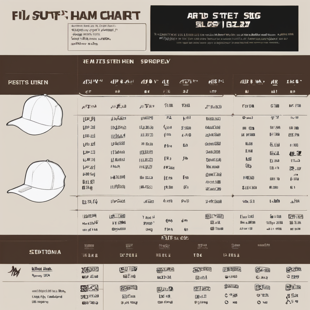 fitted hat size chart